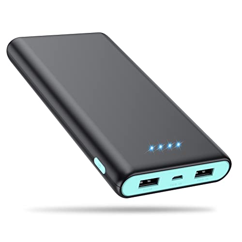 Portable Charger Power Bank 25800mAh, Ultra-High Capacity Fast Phone Charging with Newest Intelligent Controlling IC, 2 USB Port External Cell Phone Battery Pack Compatible with iPhone,Android etc